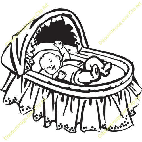 500x500 In Lace Crib Clip Art. Clipart Panda