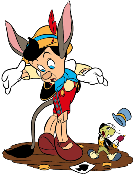 443x577 Pinocchio And Jiminy Cricket Clip Art Disney Clip Art Galore