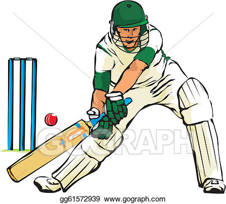 450x406 Cricket Bowler Clip Art