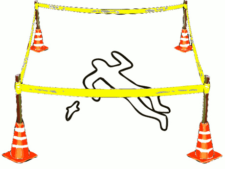 460x345 Crime Scene Clipart