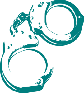 270x299 Green Handcuffs Crime Clip Art