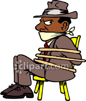 300x350 Mob Informant Tied To A Chair