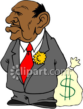 268x350 Crime Boss With A Bag Of Money