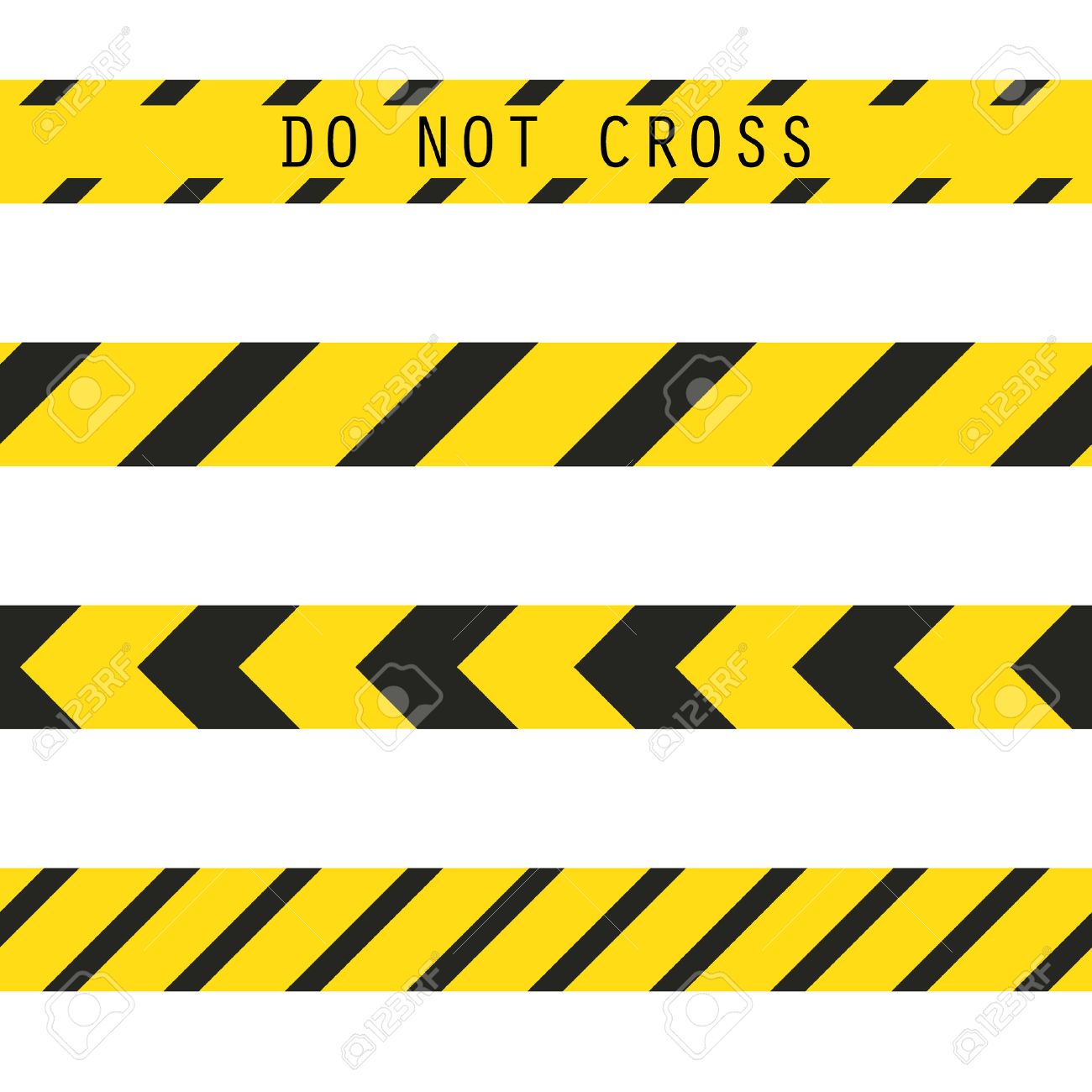 1300x1300 Do Not Cross The Line Caution Vector Tape. Seamless Police Warning
