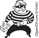 155x150 Criminal Clipart Black And White