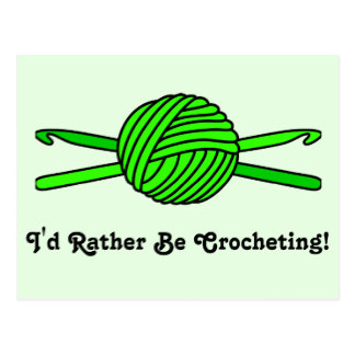 324x324 Crochet Hook Postcards Zazzle