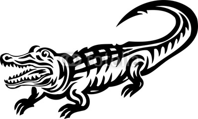 399x239 Crocodile Tribal Animals By Digital Clipart Free Vectors