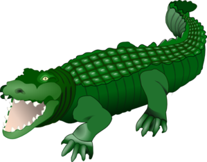299x234 Croc Clip Art