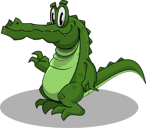 507x445 Free Clip Art Alligator Clipart Image 7