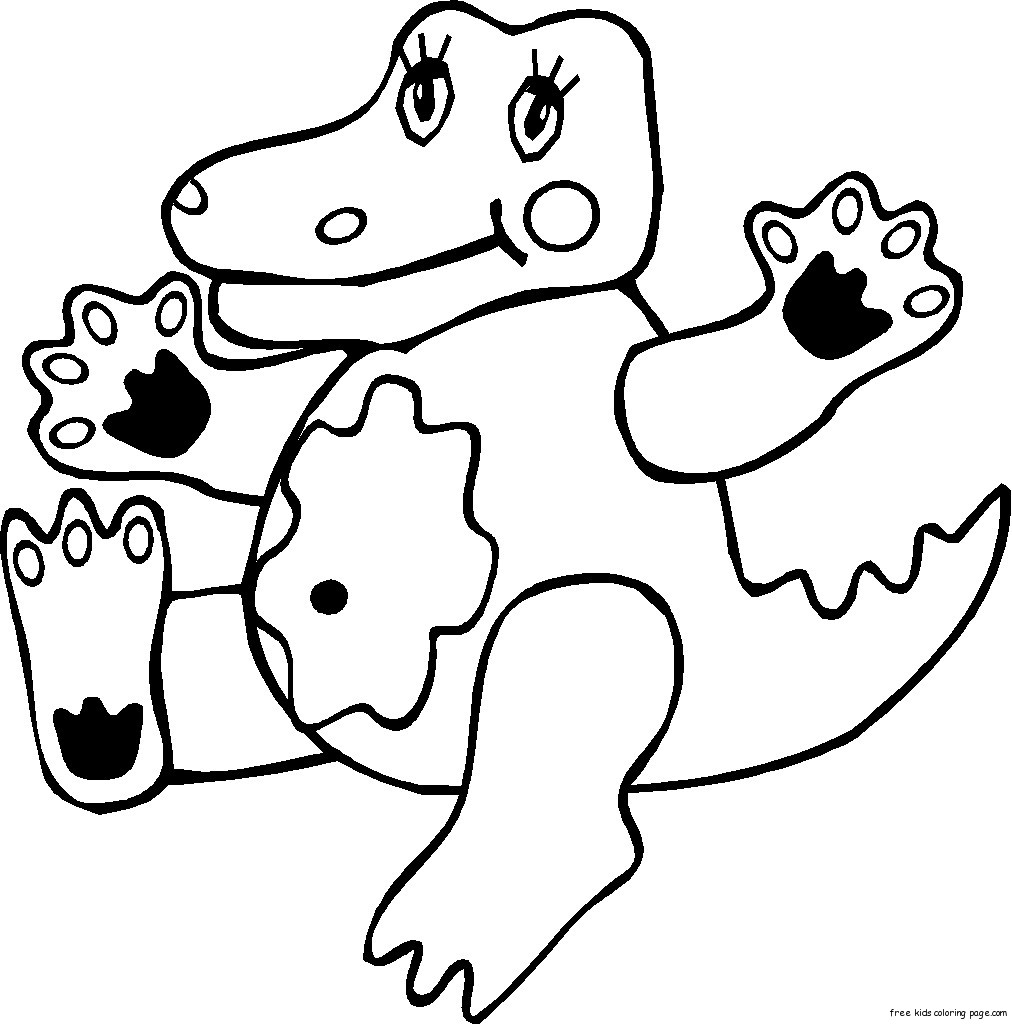 1012x1024 Coloring Pages Animals Kids Coloring Pages Of Crocodile Kid