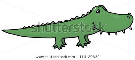 450x200 Drawn Crocodile Cute