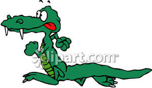 300x174 Crocodile Running