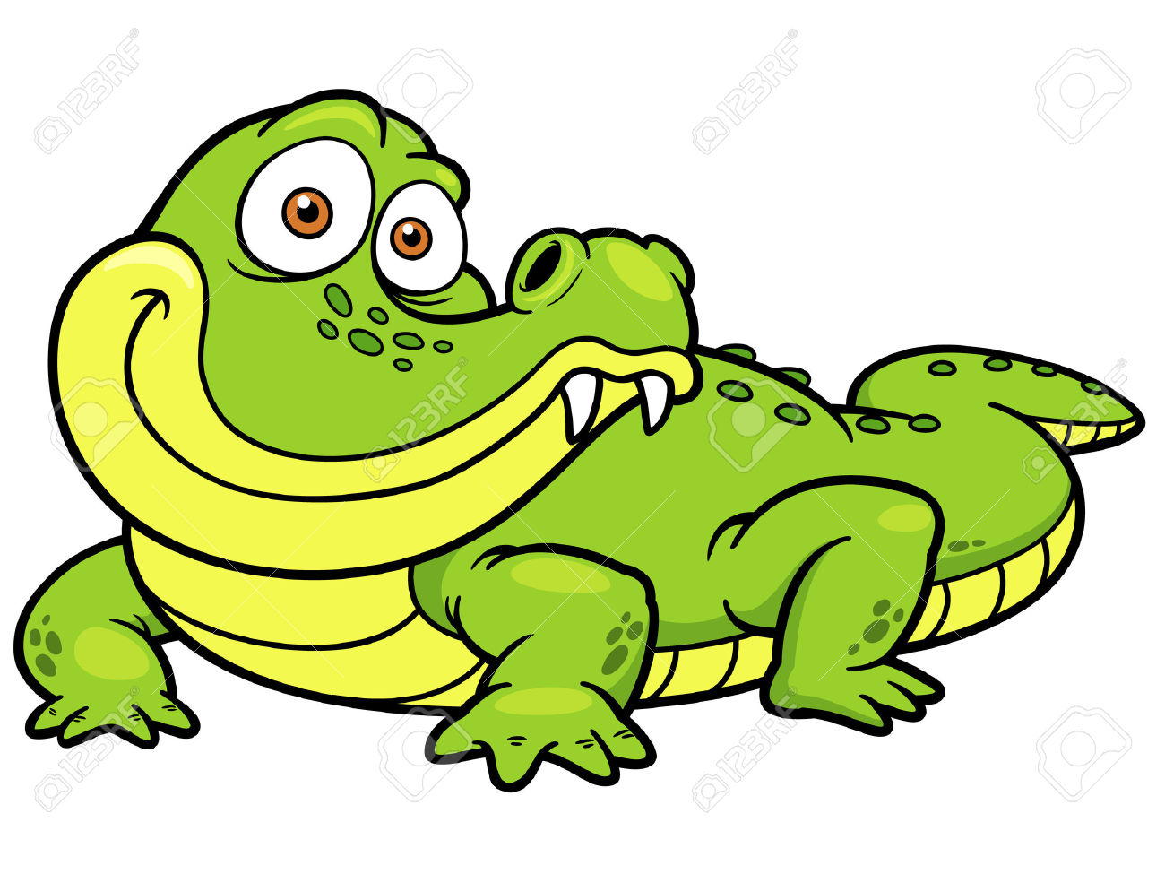 1300x975 Crocodile Clipart Vector
