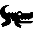 128x128 Crocodile Photo Free Download