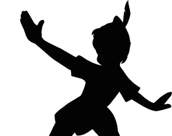340x270 Peter Pan Silhouette Clipart