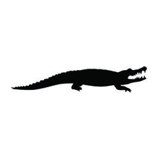 236x236 Alligator Silhouette Vector (15) Silhouette Clip Art
