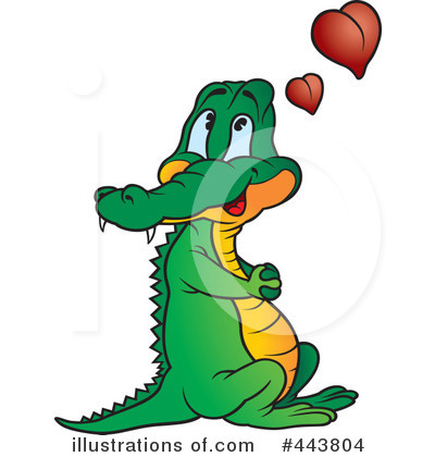 400x420 Crocodile Clipart