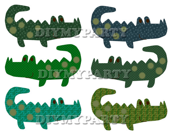 570x440 Printable Party Decor Crocodiles Clip Art Crocodile Clipart
