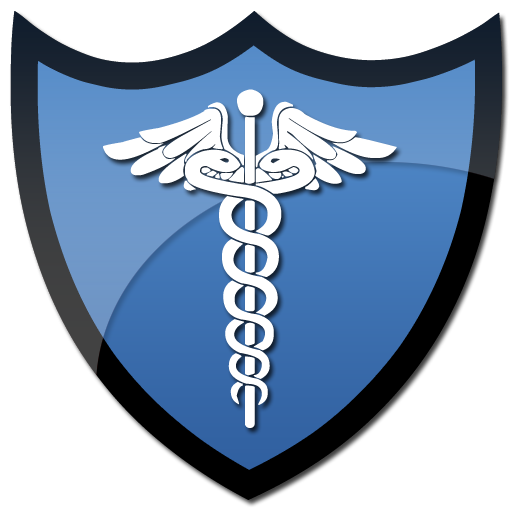 512x512 Symbol Of Caduceus On A Shield Clipart Image