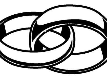 440x320 Wedding Rings Clipart Images