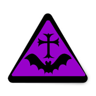 324x324 Cross Bats Stickers Zazzle