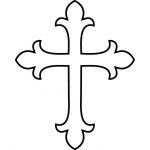 150x150 Cross Clipart Black And White Cross Black And White Free Cross