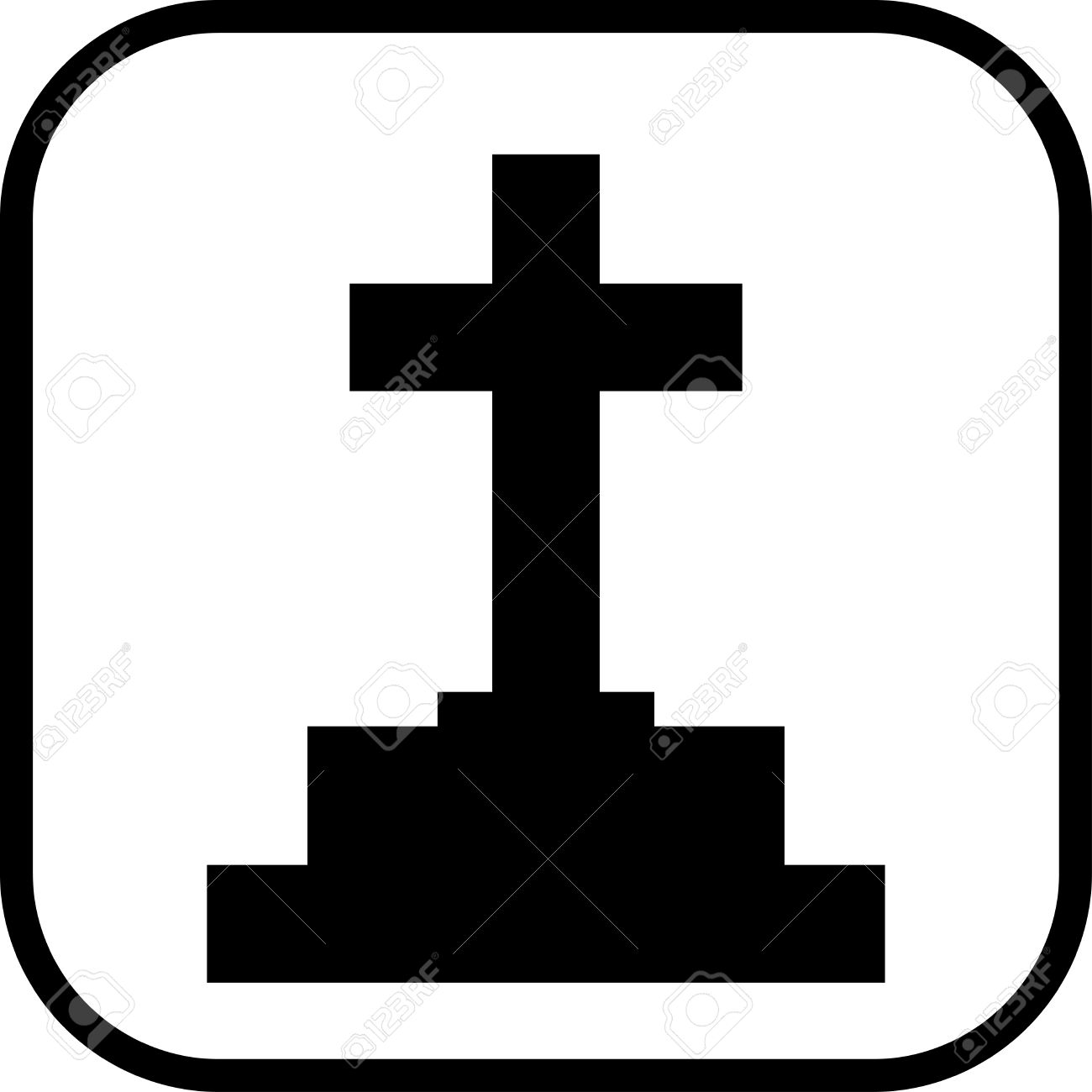 1300x1300 Grave Clipart Tombstone Cross