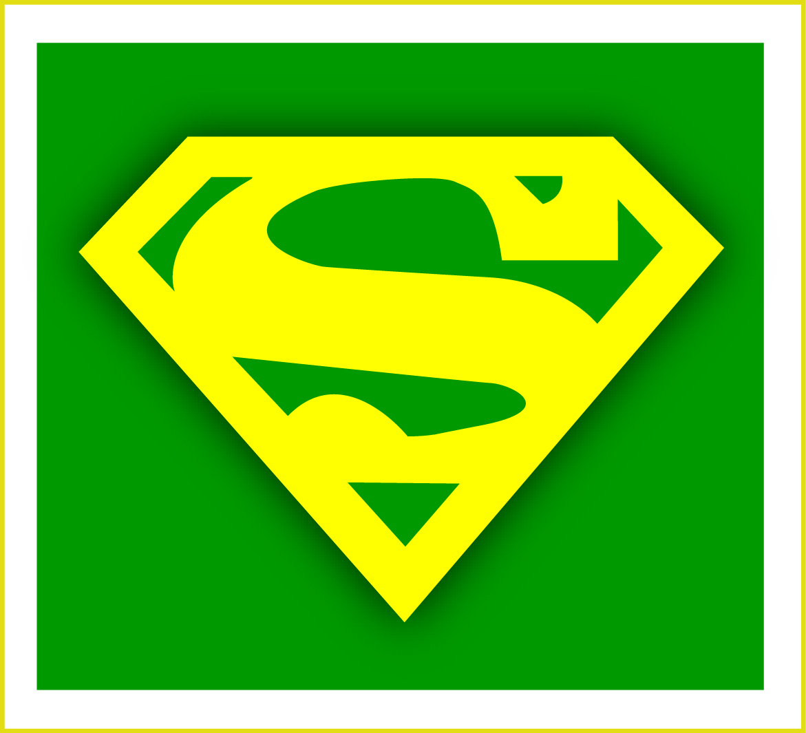 1171x1065 Green Superman Symbol