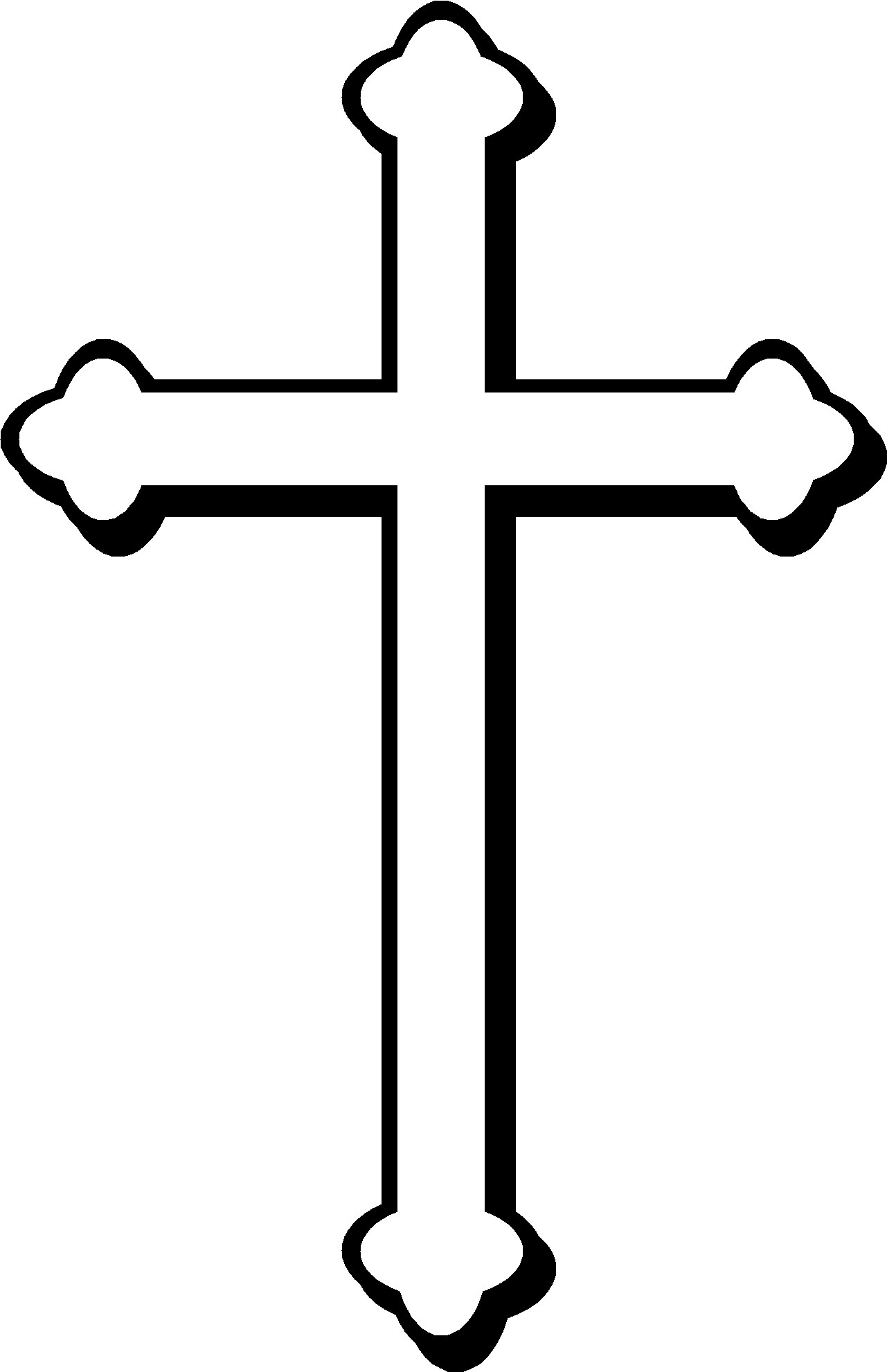 1281x1982 Catholic Cross Clipart