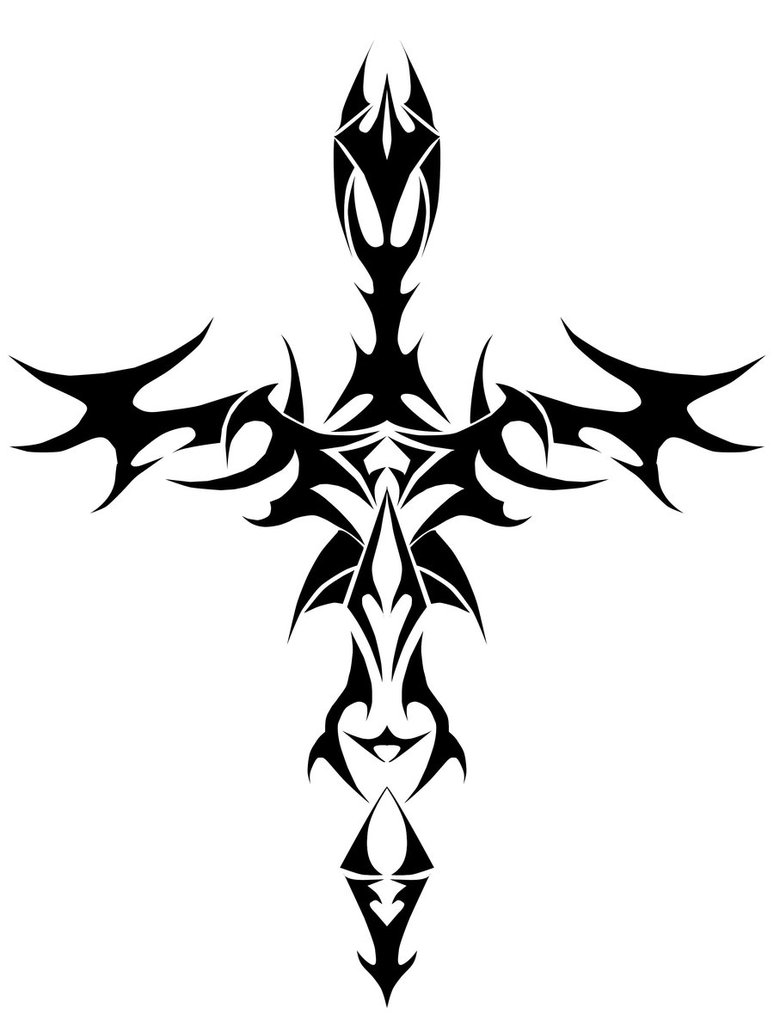774x1033 Tribal Cross By W4asteland3r