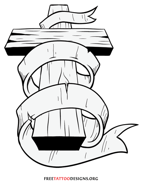 487x640 Cross Tattoo Gallery