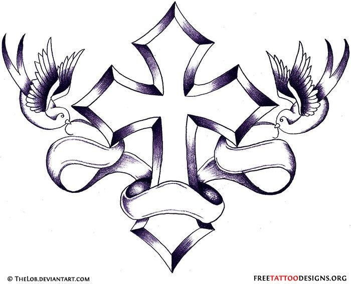 700x567 Cross Tattoo Drawings ~ Tattooic
