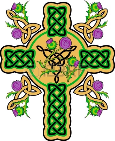 366x450 Celtic Flower Clip Art