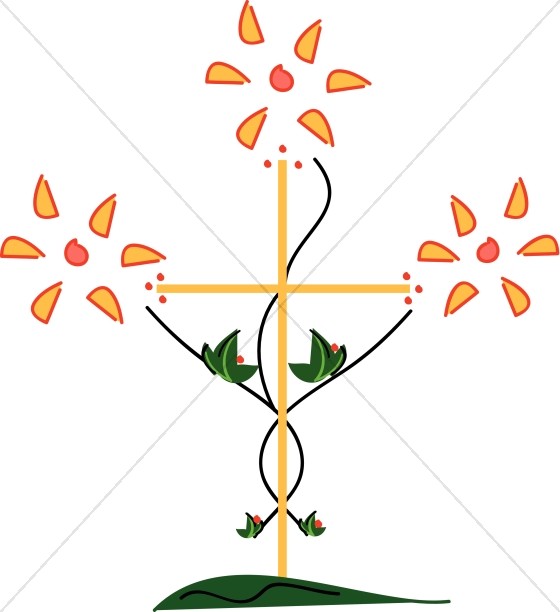 560x612 Abstract Flower Cross Cross Clipart
