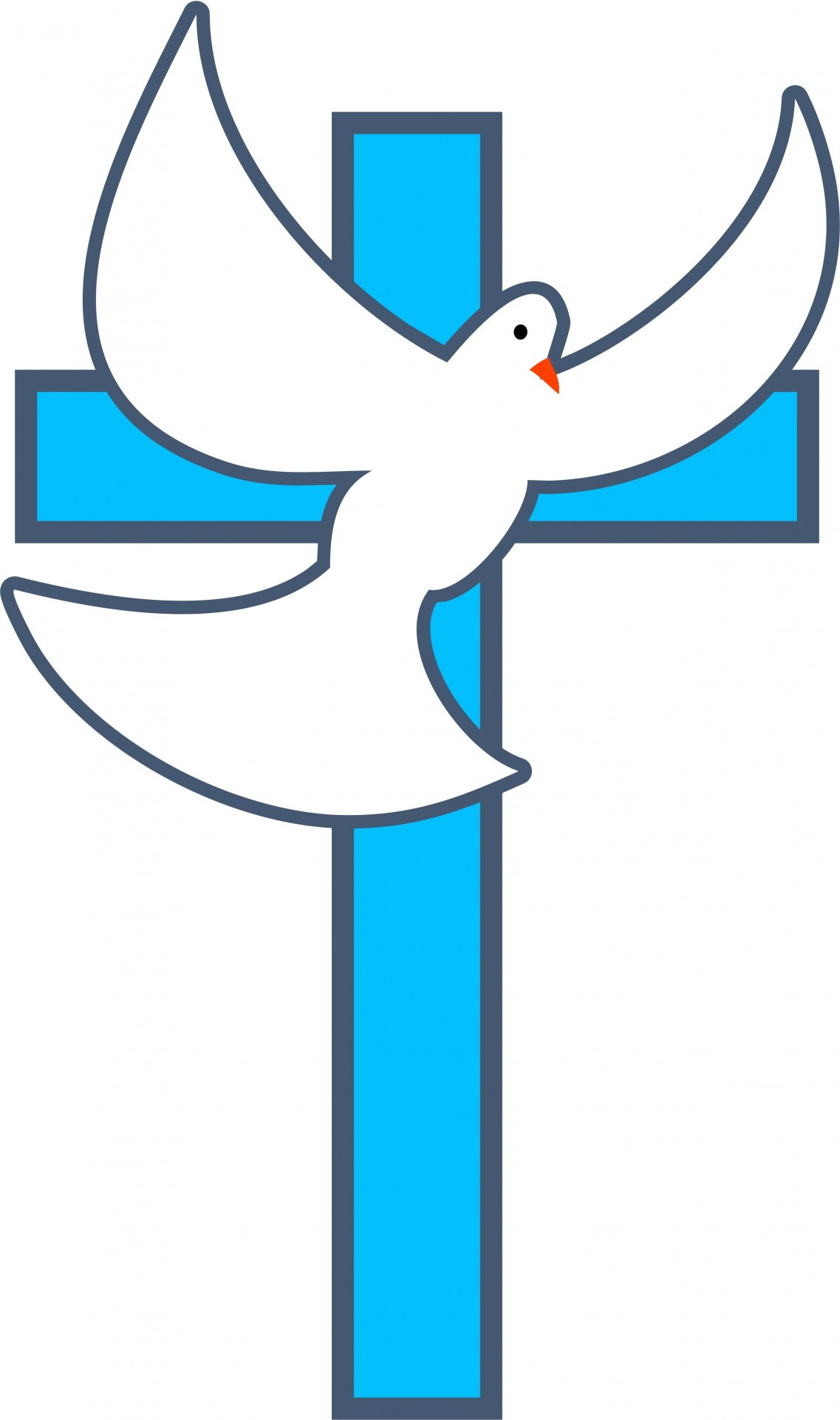 1137x1920 Cross And Dove Symbol Free Stock Photo