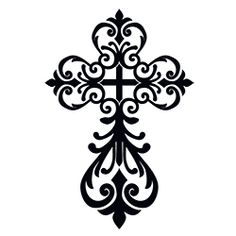 236x236 Beautiful Cross Clipart