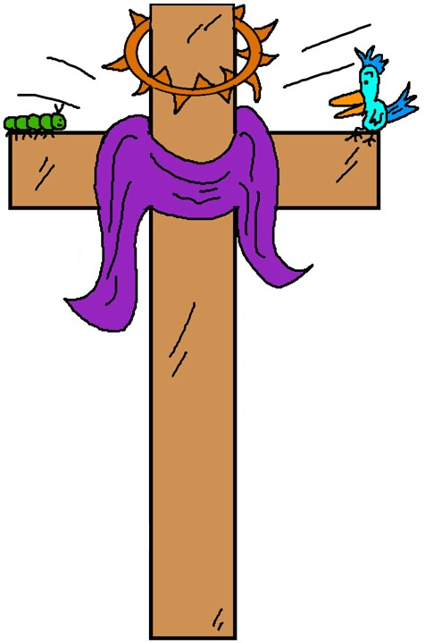 476x719 Cross And Crown Clipart