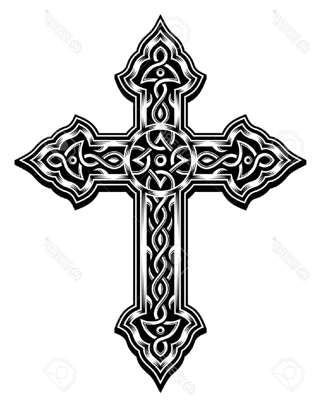 1036x1300 Best Free Ornate Cross Vector Design Free Vector Art, Images