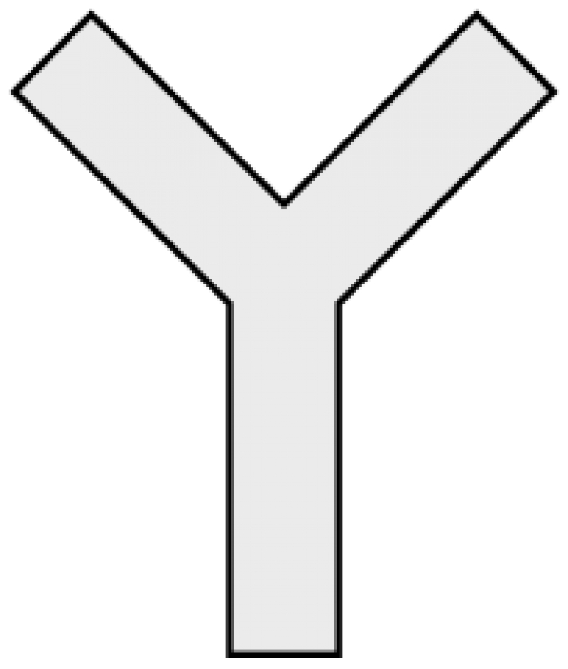 800x941 Y Shaped Cross