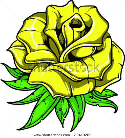427x470 Yellow Rose Clip Art Cross Maori Sleeve Tattoo Chicano Tattoo