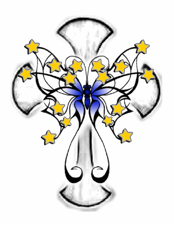 600x776 Cross Tattoo Designs