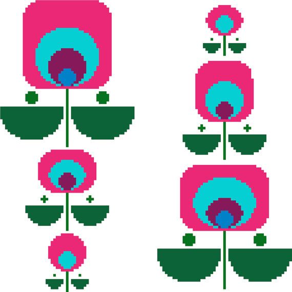 570x570 The Best Retro Flowers Ideas Retro Pattern