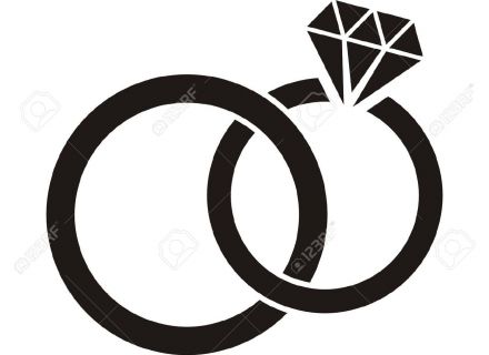 440x320 Clipart Wedding Rings Free