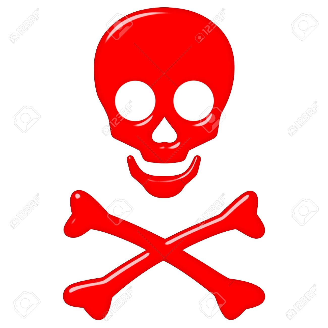 1300x1300 Danger Clipart Crossbone