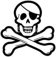 195x199 Pirate Skull Amp Cross Bones (Vector) Stock Vectors