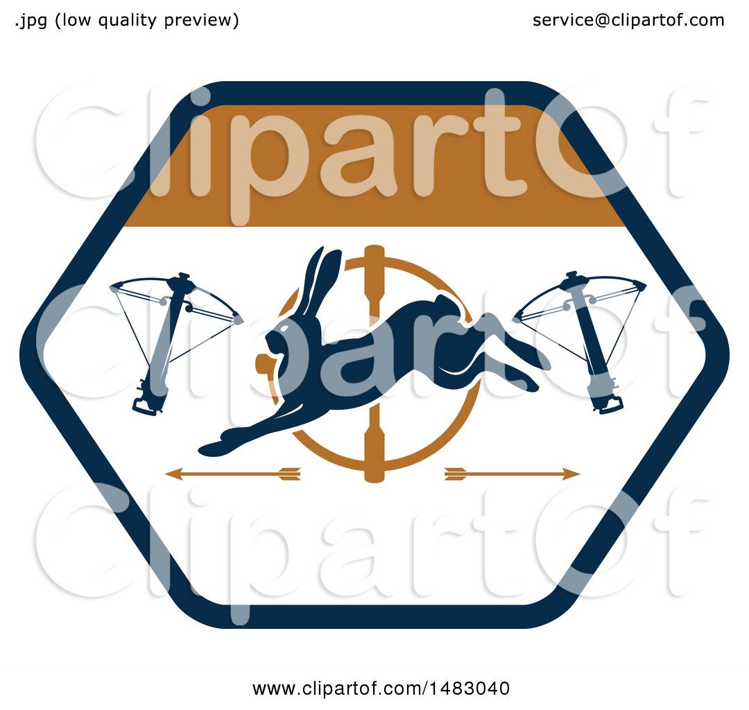 1080x1024 Clipart Of A Crossbow And Rabbit Shield