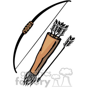 300x300 Bow N Arrow Clip Art