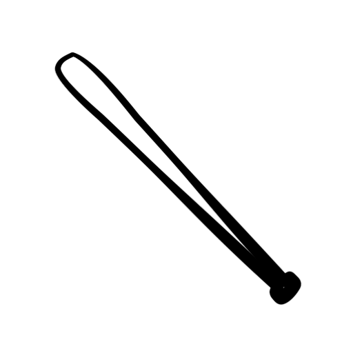 512x512 Clip Art Baseball Bat Clipart