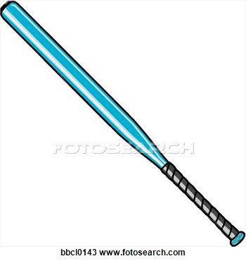 350x370 Softball Bat Clipart