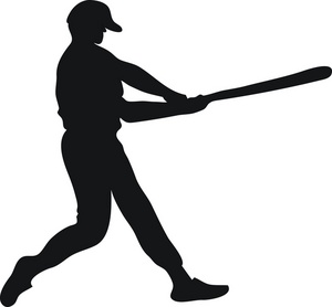 300x278 Image Of Clip Art Baseball Bat
